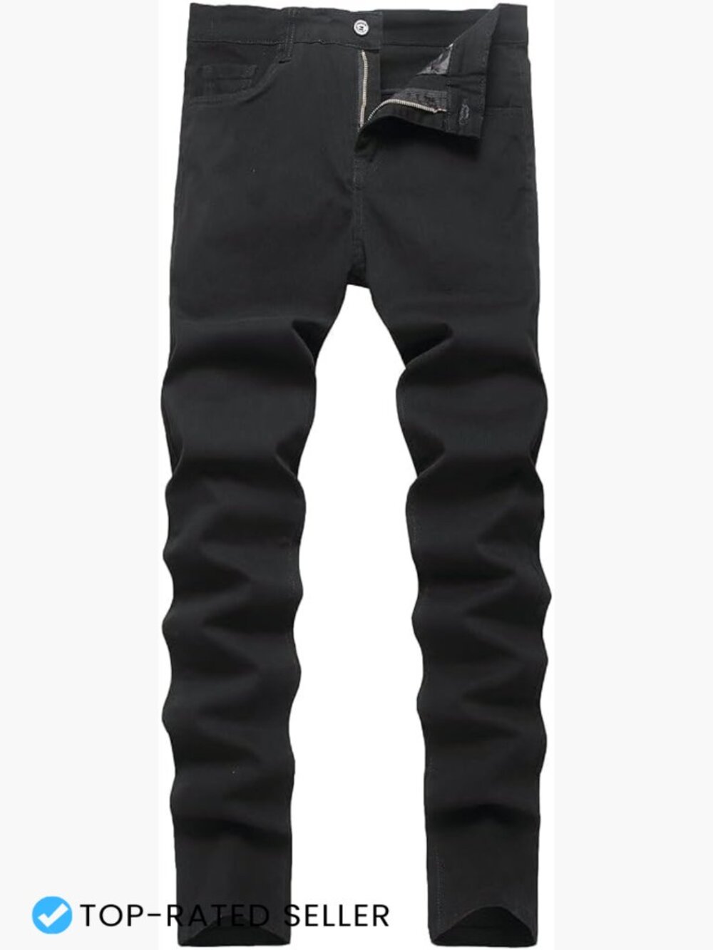 Plaid Skinny Fit Chino Pants Men's Stretch Slim Business Casual Dress
